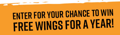 Enter for your chance to win free wings for a year!