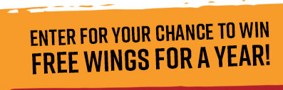 Enter for your chance to win FREE WINGS for a year!