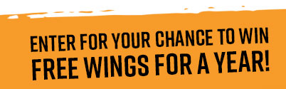Enter for your chance to win free wings for a year!