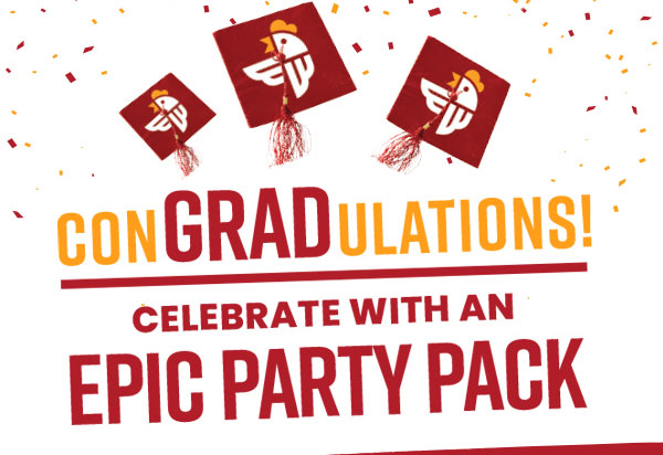 ConGRADulations! Celebrate with an Epic Party Pack