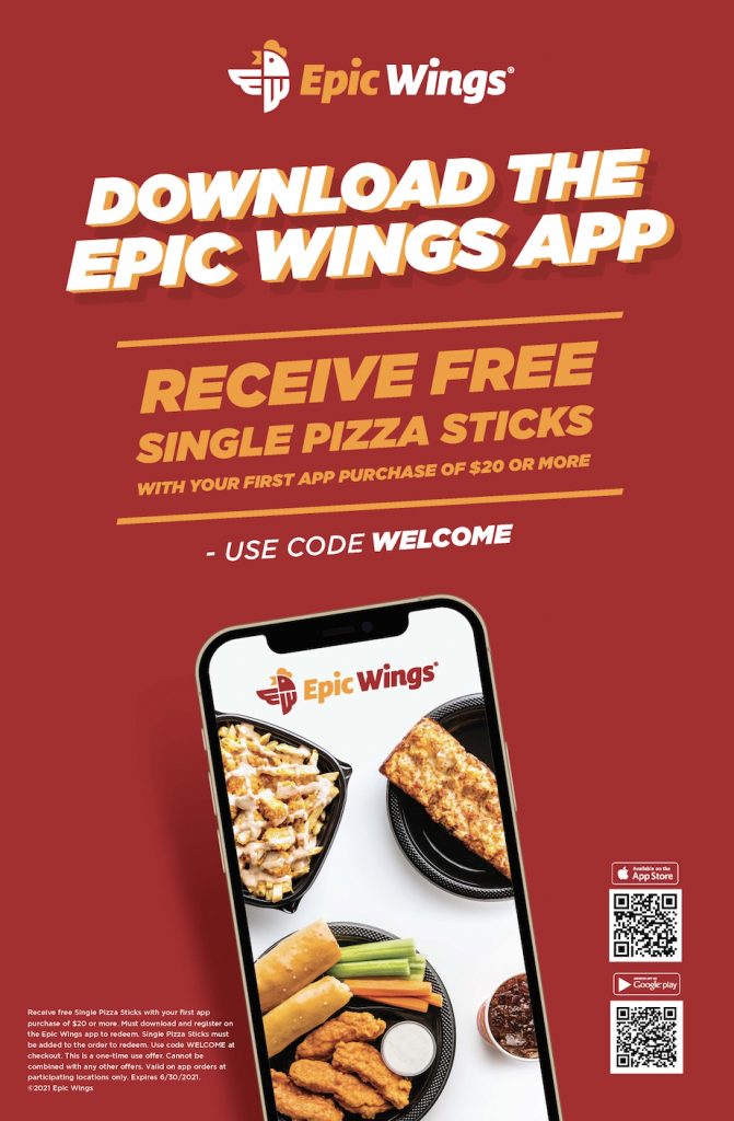 Download the NEW Epic Wings App Epic Wings N Things